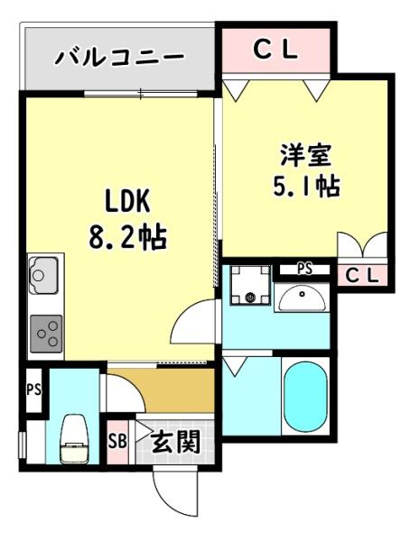 門真市野里町のアパート