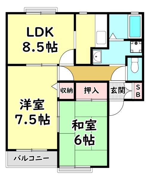 寝屋川市東香里園町のアパート