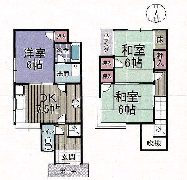 宇治市槇島町吹前の貸家