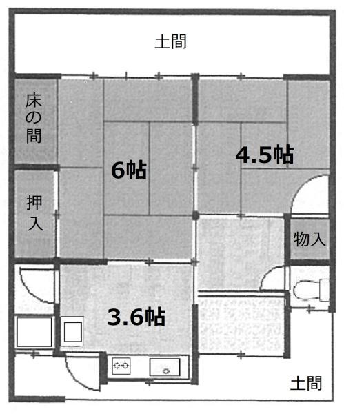 二番割貸家