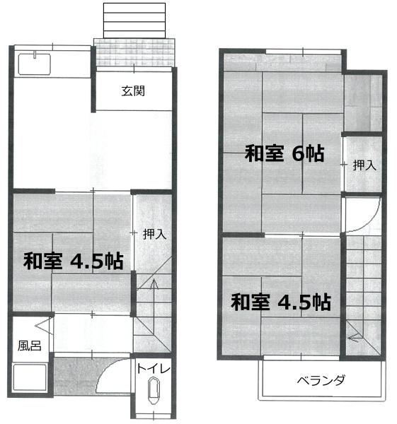 石田大山町貸家