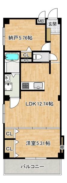 大東市錦町のマンション