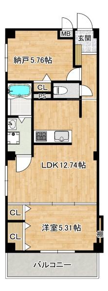 大東市錦町のマンション