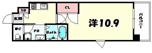 エスライズ新神戸(間取り)