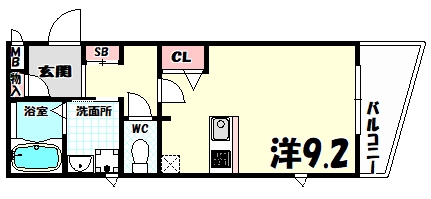 プレサンス神戸駅前グランツ(間取り)