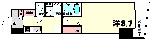 アプリーレ三宮磯上公園(間取り)