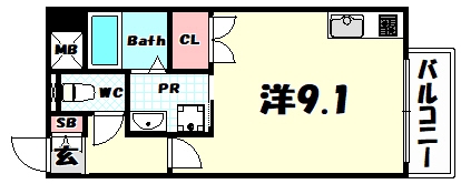 ARPEGGIO三宮(間取り)
