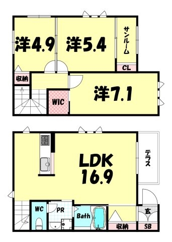 ヒルズ(間取り)