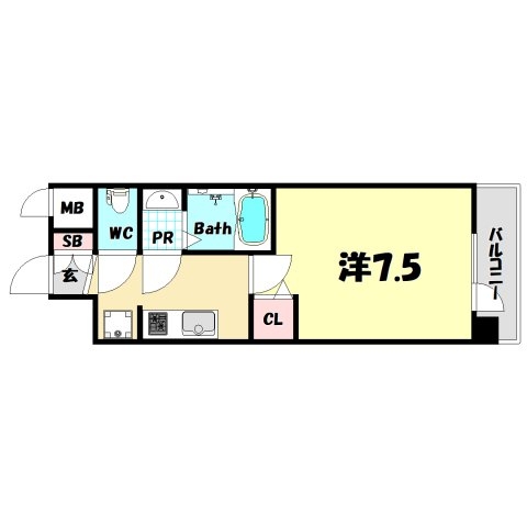 アドバンス三宮グルーブ(間取り)