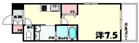 プライムライフ三宮磯上公園(間取り)