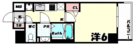 神戸市中央区琴ノ緒町1丁目のマンション(間取り)