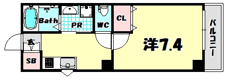 リーフビル割塚(間取り)