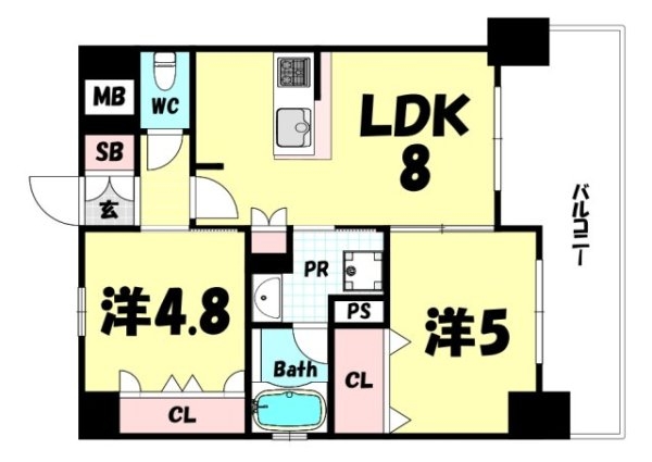 エステムコート神戸ハーバーランド前5アクア
