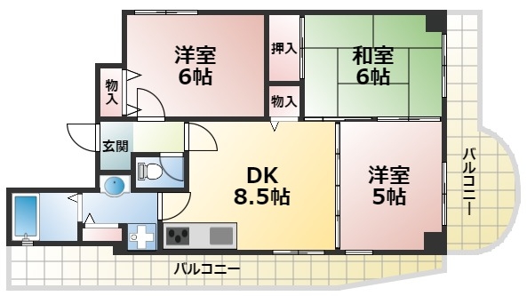 神戸市東灘区田中町４丁目のマンション
