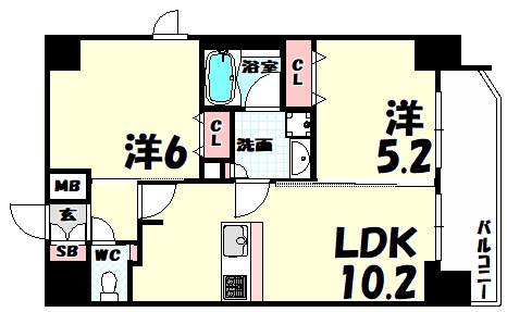 神戸市中央区北長狭通５丁目のマンション