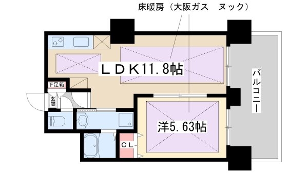大阪市淀川区宮原４丁目のマンション