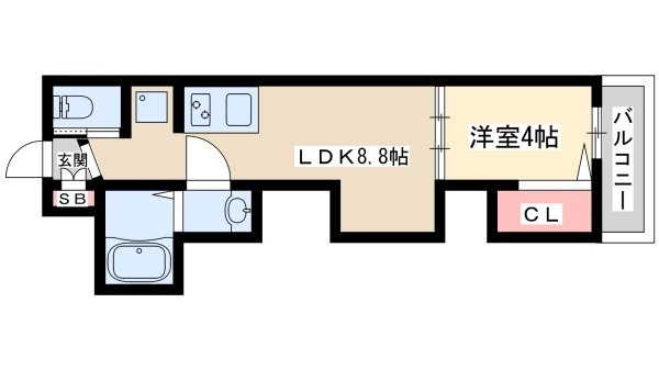 大阪市東淀川区柴島３丁目のアパート