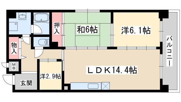吹田市穂波町のマンション