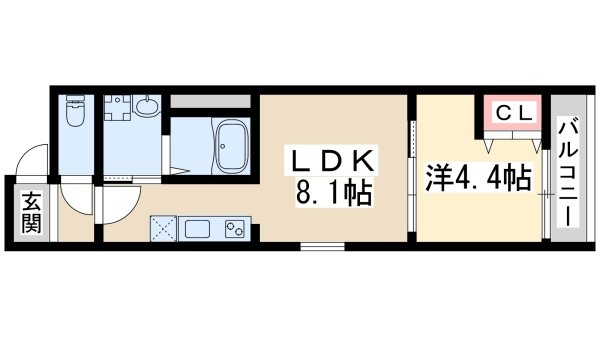 大阪市東淀川区西淡路２丁目のアパート