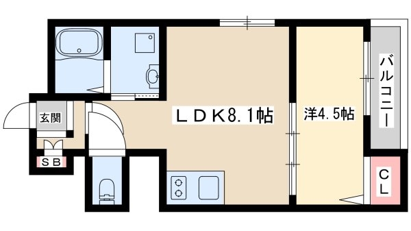 大阪市東淀川区下新庄２丁目のアパート