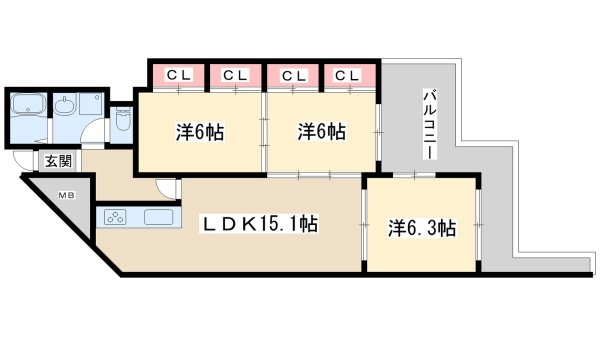 エバーグリーン淀川2号棟