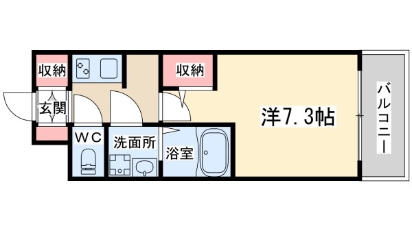 ラドゥセール西天満(間取り)