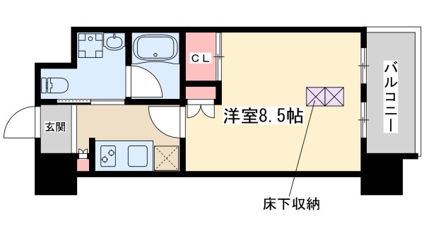 イーバイユー新大阪(間取り)