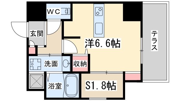 ONLY ONE梅田北(間取り)