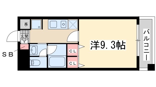 グランシャルマン新大阪(間取り)