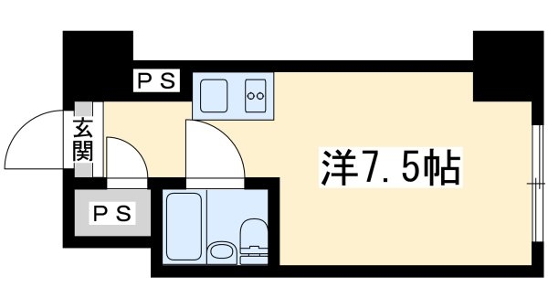 ステュディオ新御堂(間取り)