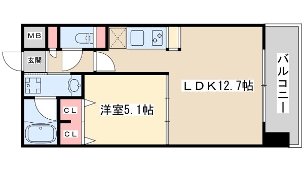 グランカーサ新大阪サウス(間取り)