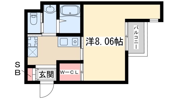 Monotone淡路(間取り)