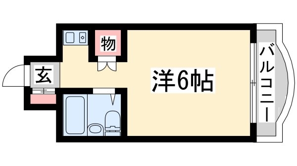 朝日プラザ梅田北デラリブジェ(間取り)