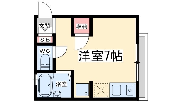 八女ハイツ(間取り)