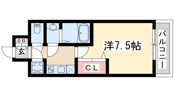 アドバンス江坂ラシュレ(間取り)