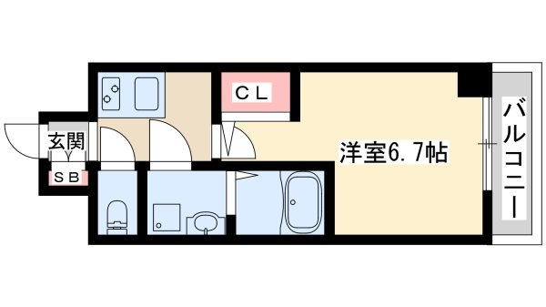 マキシブクロスエサカ(間取り)