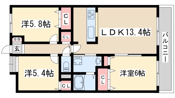 タイガーアネックス(間取り)