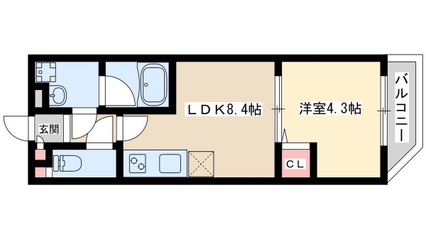 ウィズダムヒル新高(間取り)