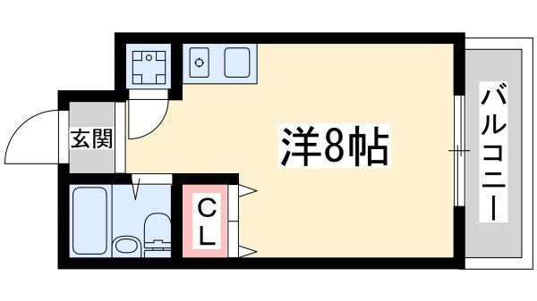 東明マンション江坂(間取り)