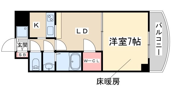 ノルデンタワー新大阪アネックスA棟(間取り)