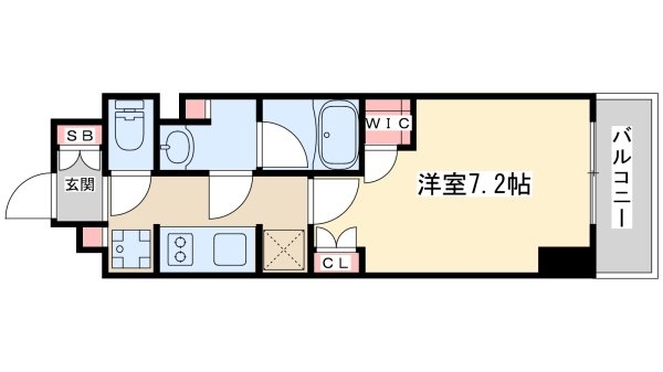 ザミューチュアル江坂(間取り)