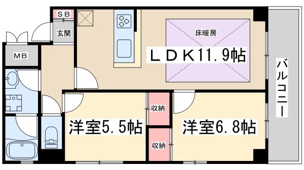 サークルコート緑地(間取り)