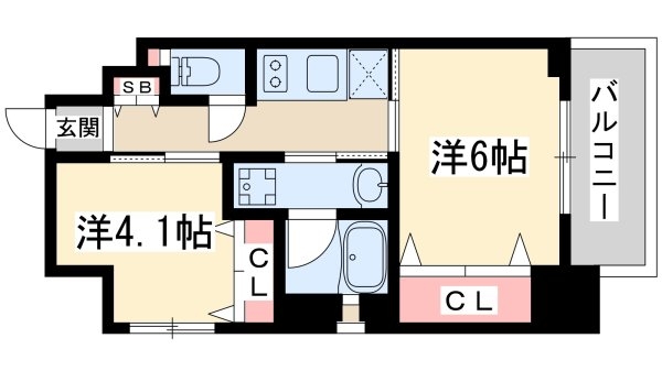 エステムコート新大阪10ザ・ゲート(間取り)