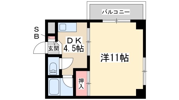 PALMIZIO東三国(間取り)