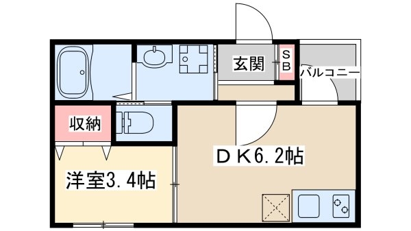 フルール ブラン(間取り)