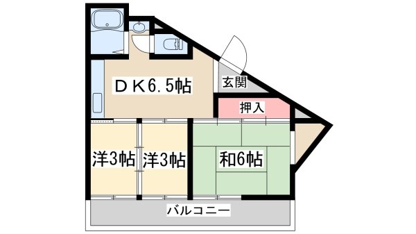 ハイツ東淀(間取り)