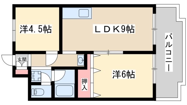 ダイアパレス三国3号館(間取り)
