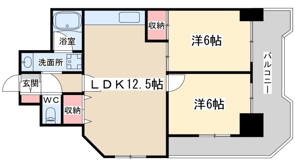 おおきに大阪天満サニーアパートメント(間取り)