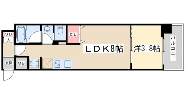 ブエナビスタ十三東(間取り)
