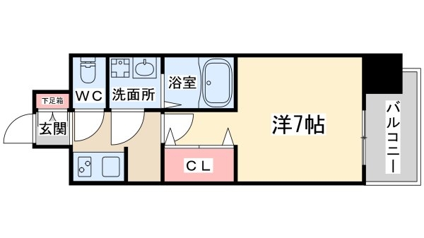 ジュネーゼロイヤルレジデンス梅田東(間取り)